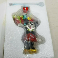 Disney Minnie Mouse Presents Blown Glass 2015 Christmas Sketchbook Ornament Gift