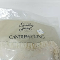 Something Special Candlewicking Teddy Bear Pillow Kit 80110 Balloons Eyelet Lace