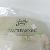 Something Special Candlewicking Teddy Bear Pillow Kit 80110 Balloons Eyelet Lace