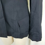 Vintage Votre Nom Exposed Stitching Stripe Factory Sample Jacket Blazer Womens 6