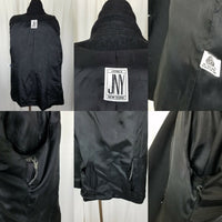 Jones New York Double Breasted Winter Wool Military Short Peacoat Coat Womens L