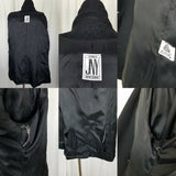 Jones New York Double Breasted Winter Wool Military Short Peacoat Coat Womens L