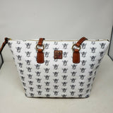 Dooney & Bourke NFL Raiders Exclusive White Wren Zip Tote Bag Purse Handbag NWT