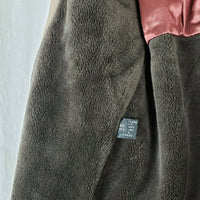 Vtg Christopher Hayes Belted Trench Coat Mens 40 R Removable Insulated Fur Liner