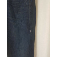 True Religion Skinny with Flaps Pocket Faded Mens 36 Dark Denim Blue Jeans 40x33