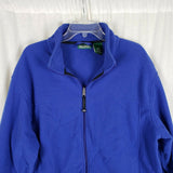 Vintage LL Bean 3-in-1 Bright Blue Fleece Jacket Insert Inner Shell ONLY Mens XL