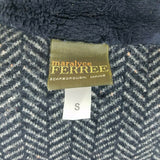 Maralyce Ferree Boutique Faux Fur Herringbone Jacket Blazer Womens S Maine USA