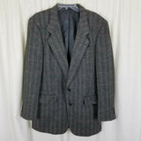 Dario di Napoli Herringbone Tweed Blazer Wool Sport Coat Jacket Mens 42L Italy