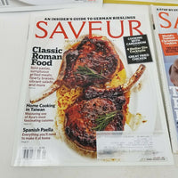 Saveur Magazine 2010 Lot of 5 Editions Issues 126 128 129 133 134 Cooking Food