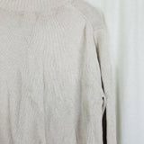 LL Bean 1/4 or Half Zip Contrast Color Sweater Mens L Funnel Neck Henley Classic