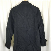 Vintage Bryan & Scott Cashmere Long Peacoat Winter Wool Coat Mens S M 50s MCM