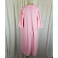 Vanity Fair Midi House Dress Robe Womens M Vintage Mid Century 60s  3/4 Sleeves