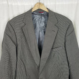 Jos. A. Banks Executive Collection Houndstooth Blazer Jacket Sportcoat Mens 46