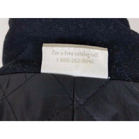 Coldwater Creek Wool Cashmere Insulated Double Breasted Peacoat Jacket Womens 8