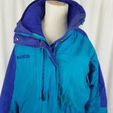 Columbia Double Whammy 3-in-1 Winter Parka Double 2 Jacket Womens S Colorblock