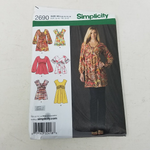 Simplicity Sewing Pattern 2690 Mini Dress or Tunic Top Womens 6 8 10 12 14 UNCUT
