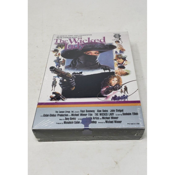 The Wicked Lady Beta Tape NEW Factory Sealed No Barcode Betamax Movie R Not VHS