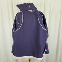 Eastern Mountain Sports Waffle Lined Hooded Wool Zip Windbreaker Jacket Womens S