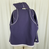 Eastern Mountain Sports Waffle Lined Hooded Wool Zip Windbreaker Jacket Womens S