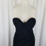 Frederick's of Hollywood Strapless Mini Cocktail Dress Womens 34B S Sexy Bodycon