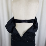 Frederick's of Hollywood Strapless Mini Cocktail Dress Womens 34B S Sexy Bodycon