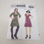 Vintage Butterick B5242 Sewing Pattern Maggy London Empire Waist Dress 20-22-24