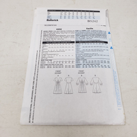 Vintage Butterick B5242 Sewing Pattern Maggy London Empire Waist Dress 20-22-24