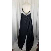 Alfred Angelo Formal Maxi Dress Bustle Look Black & White Womens 20 Plus Size