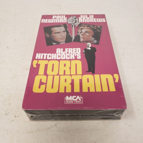Alfred Hitchcock Torn Curtain Beta Tape 1986 NEW Sealed Barcode on Spine Betamax