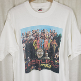 Vintage The Beatles Sgt Peppers Lonely Hearts Double Sided TShirt Mens XL 90s