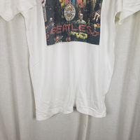 Vintage The Beatles Sgt Peppers Lonely Hearts Double Sided TShirt Mens XL 90s