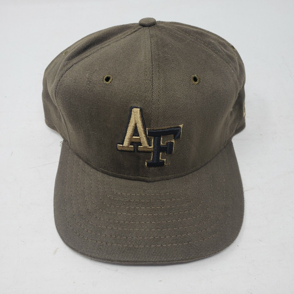 Vintage AF Air Force Academy Falcons Baseball Hat Cap Mens OS Snapback Brown 90s