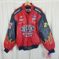 NASCAR Chase JH Design Jeff Gordon #24 DuPont Racing Leather Jacket Mens XL USA