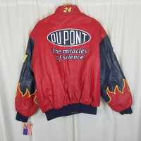 NASCAR Chase JH Design Jeff Gordon #24 DuPont Racing Leather Jacket Mens XL USA