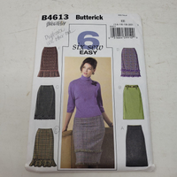 BUTTERICK 6 Sew Easy Sewing Pattern B4613 Women Sizes 14-16-18-20 Skirt Ruffles