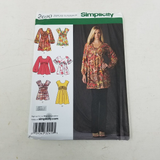 Simplicity Sewing Pattern 2690 Mini Dress or Tunic Womens 16 18 20 22 24 UNCUT