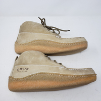 Vintage Orvis Blonde Leather Chukka Gumsole Gumshoe Shoes Boots Mens 11D 16PL