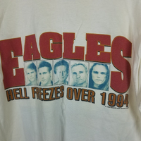 Vintage Eagles Hell Freezes Over Hotel California tshirt 94 Mens XL Double Sided