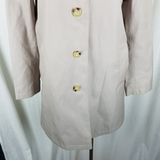 Lauren Ralph Lauren Petites Hooded Midi Trench Coat Womens PM Clay All Weather