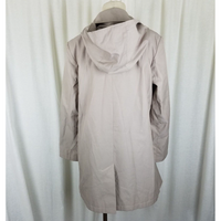 Lauren Ralph Lauren Petites Hooded Midi Trench Coat Womens PM Clay All Weather