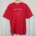 Beer Pong Late Night With Jimmy Fallon TShirt Mens 2XL XXL TV Talk Show Rare