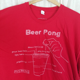 Beer Pong Late Night With Jimmy Fallon TShirt Mens 2XL XXL TV Talk Show Rare