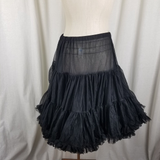 Vintage Malco Modes Western Square Dance Petticoat Crinoline L USA Full Black