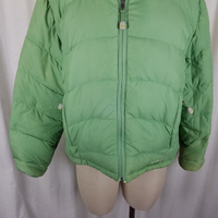 Vintage LL Bean 80s Reversible Down Puffer Ski Winter Parka Jacket Womens L