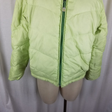 Vintage LL Bean 80s Reversible Down Puffer Ski Winter Parka Jacket Womens L