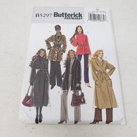 BUTTERICK Fast & easy Sewing Pattern B5297 Women Sizes 14-16-18-20 Jacket Coat