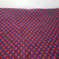 Red & Blue Check Checked Checkered Soft Fleece Fabric 1.5 yards Crafts Material