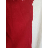 New Frontier Blazer Jacket Red Fringe Western Cowboy Rockabilly Womens M 80s 90s