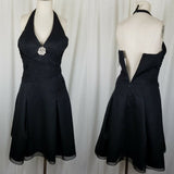 Modern Maids Collection Black Swing Formal Cocktail Prom Dress Womens 10 Vintage
