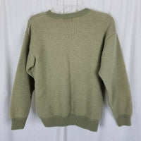 J. Crew Wool Crewneck Pullover Sweater Mens S Vintage Sage Green Hong Kong
